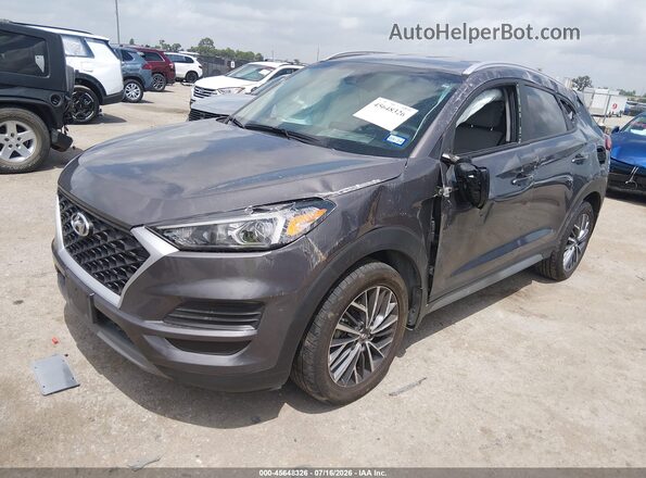 KM8J33AL8MU350170 2021 HYUNDAI TUCSON Gray Front left