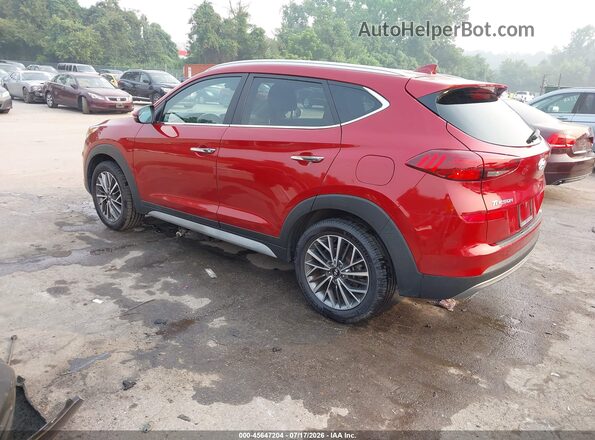 KM8J33AL8MU384576 2021 HYUNDAI TUCSON Red Задня ліва чверть