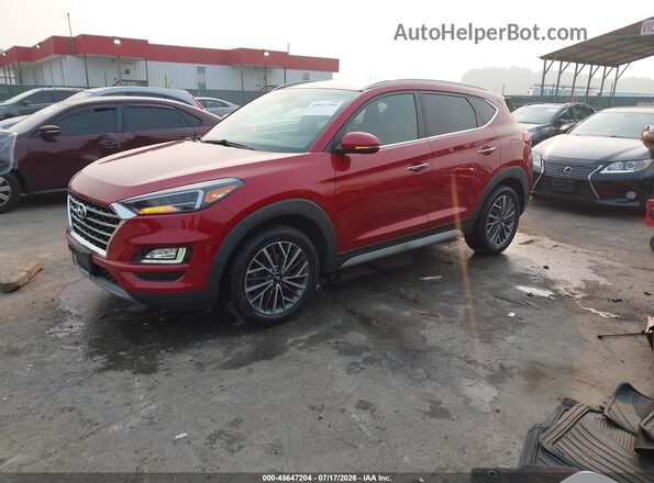 KM8J33AL8MU384576 2021 HYUNDAI TUCSON Red Передня ліва чверть