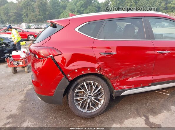 KM8J33AL8MU384576 2021 HYUNDAI TUCSON Red Вид спереду