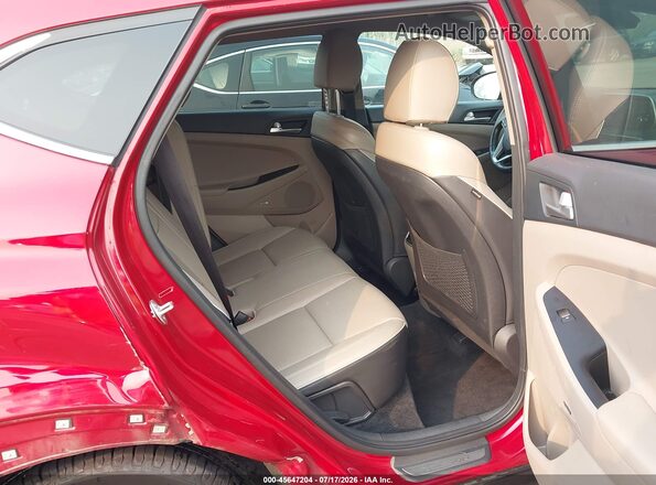 KM8J33AL8MU384576 2021 HYUNDAI TUCSON Red Вид наклейки з VIN-кодом