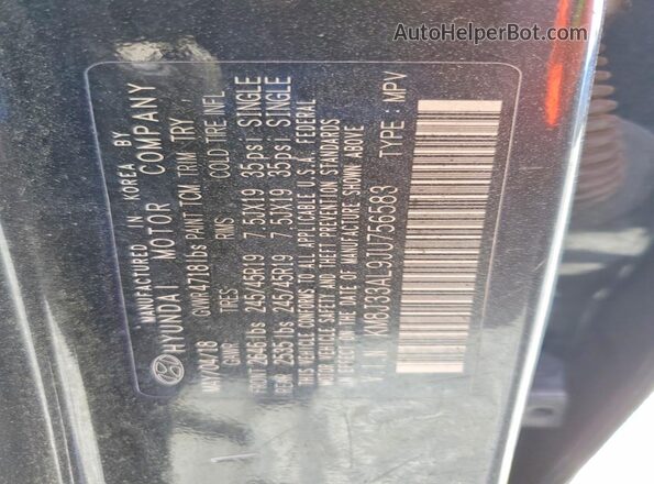 KM8J33AL9JU756583 2018 HYUNDAI TUCSON Gray Widok komory silnika