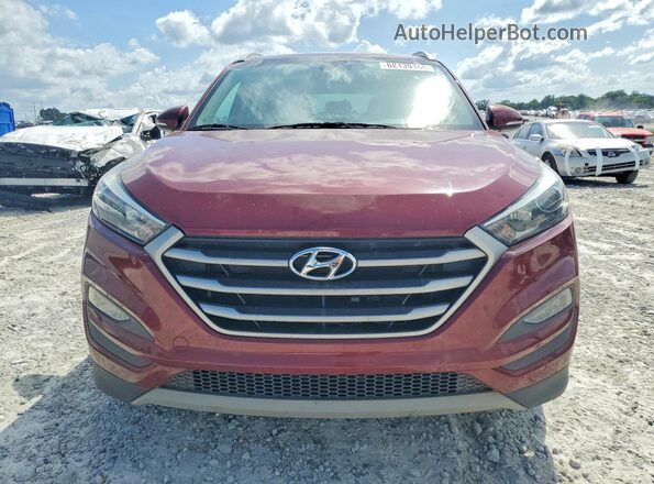 KM8J33AL9JU800274 2018 HYUNDAI TUCSON Red Դիմացի տեսք