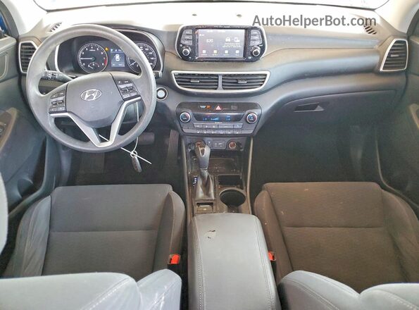 KM8J33AL9KU041613 2019 HYUNDAI TUCSON Blue Вид панелі приладів