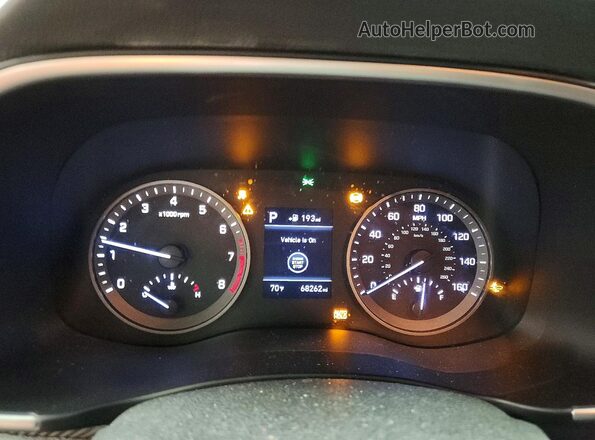 KM8J33AL9KU889474 2019 HYUNDAI TUCSON Gray Սարքավորումների վահանակի տեսք