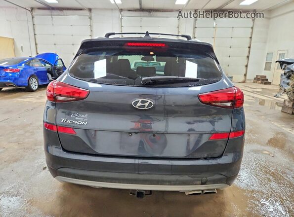 KM8J33AL9KU889474 2019 HYUNDAI TUCSON Gray Հետևի տեսք