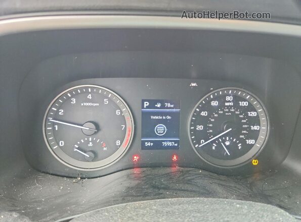 KM8J33AL9LU165477 2020 HYUNDAI TUCSON Black Սարքավորումների վահանակի տեսք
