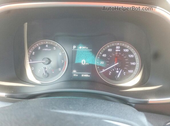 KM8J33AL9LU177063 2020 HYUNDAI TUCSON Brown Vista del cuadro de instrumentos