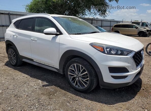 KM8J33AL9MU409954 2021 HYUNDAI TUCSON White Delantero derecho