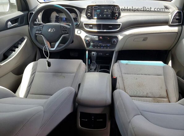 KM8J33AL9MU409954 2021 HYUNDAI TUCSON White Vista del salpicadero