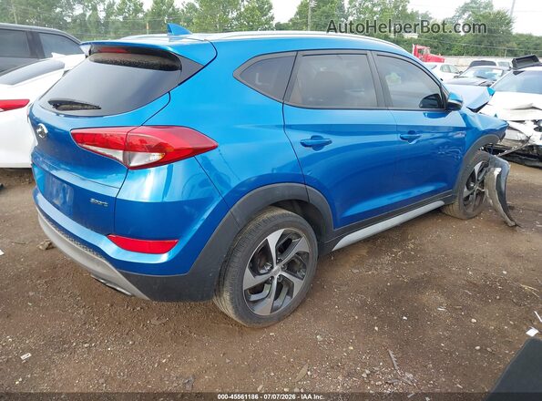 KM8J33ALXJU822901 2018 HYUNDAI TUCSON Blue უკანა მარჯვენა