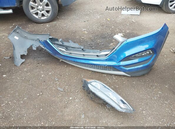 KM8J33ALXJU822901 2018 HYUNDAI TUCSON Blue ხელსაწყოთა პანელის ხედი