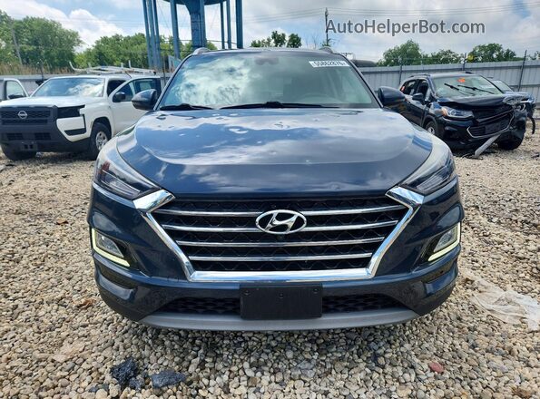 KM8J33ALXKU945146 2019 HYUNDAI TUCSON Blue წინა ხედი