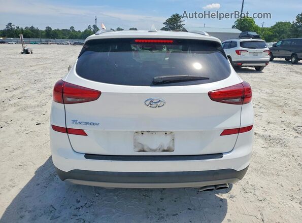 KM8J33ALXLU256953 2020 HYUNDAI TUCSON White უკანა ხედი