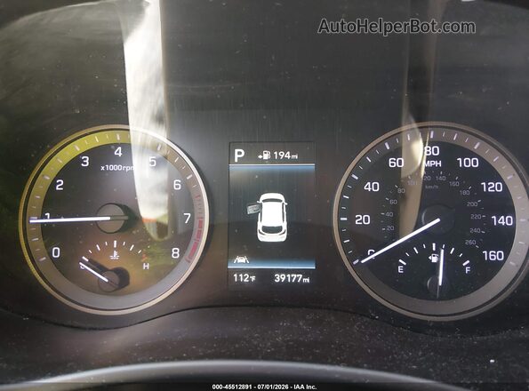 KM8J33ALXMU368184 2021 HYUNDAI TUCSON Gray Vista de los asientos traseros
