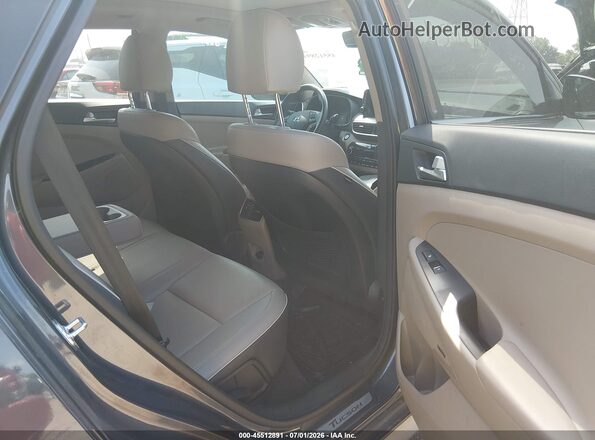 KM8J33ALXMU368184 2021 HYUNDAI TUCSON Gray Vista de la etiqueta del VIN