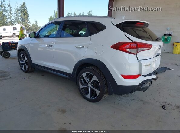 KM8J3CA20GU023645 2016 HYUNDAI TUCSON White Հետևի ձախ
