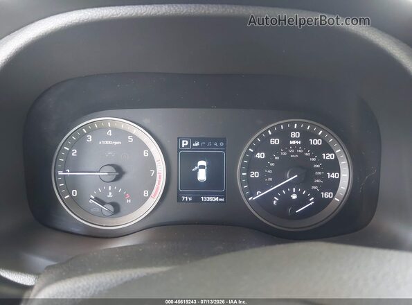 KM8J3CA20GU023645 2016 HYUNDAI TUCSON White Հետևի նստատեղերի տեսք