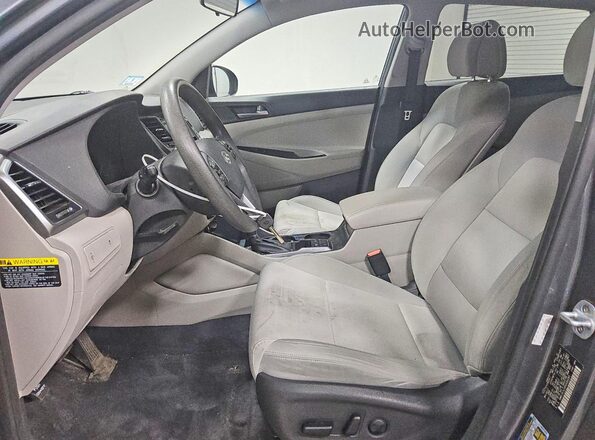 KM8J3CA20HU495085 2017 HYUNDAI TUCSON Gray Սալոնի դիմացի տեսք