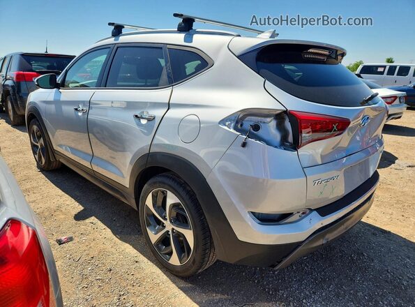KM8J3CA21GU102418 2016 HYUNDAI TUCSON Silver Հետևի ձախ