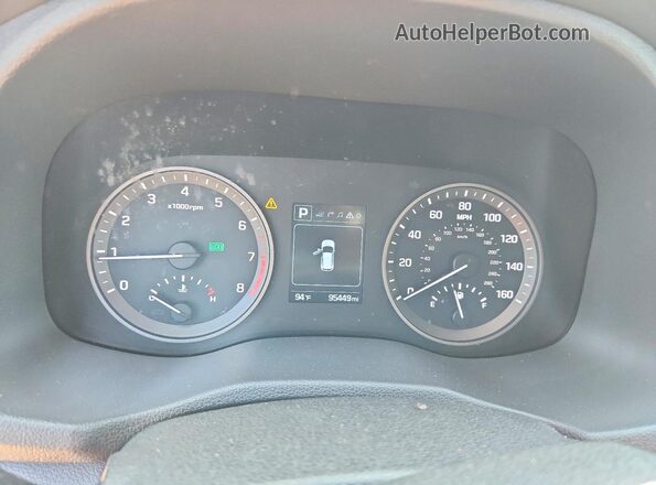 KM8J3CA21GU102418 2016 HYUNDAI TUCSON Silver Սարքավորումների վահանակի տեսք