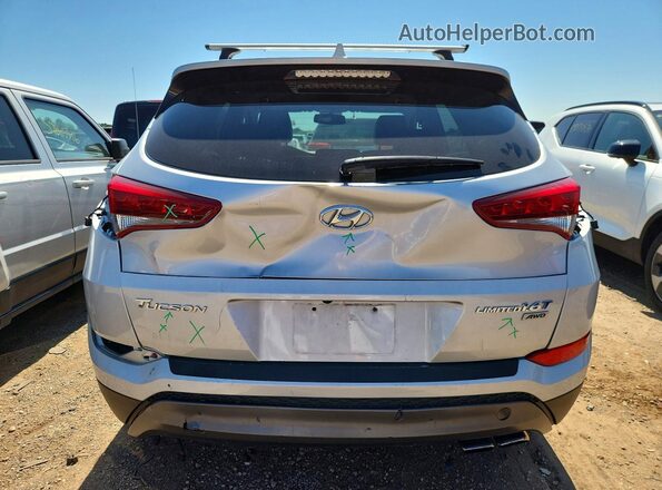 KM8J3CA21GU102418 2016 HYUNDAI TUCSON Silver Հետևի տեսք
