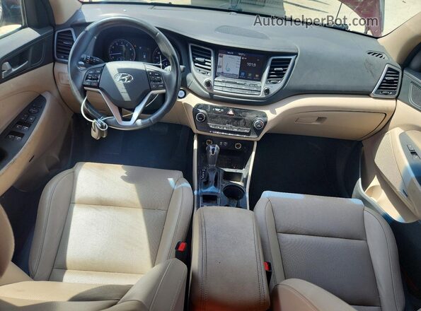 KM8J3CA21JU645811 2018 HYUNDAI TUCSON Red Vista del salpicadero