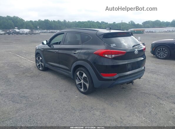 KM8J3CA23GU070281 2016 HYUNDAI TUCSON Black Հետևի ձախ