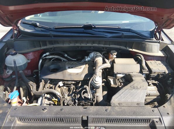KM8J3CA23GU080647 2016 HYUNDAI TUCSON Burgundy Вид ззаду
