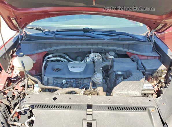 KM8J3CA24GU124347 2016 HYUNDAI TUCSON Maroon Շարժիչի բաժամունքի տեսք