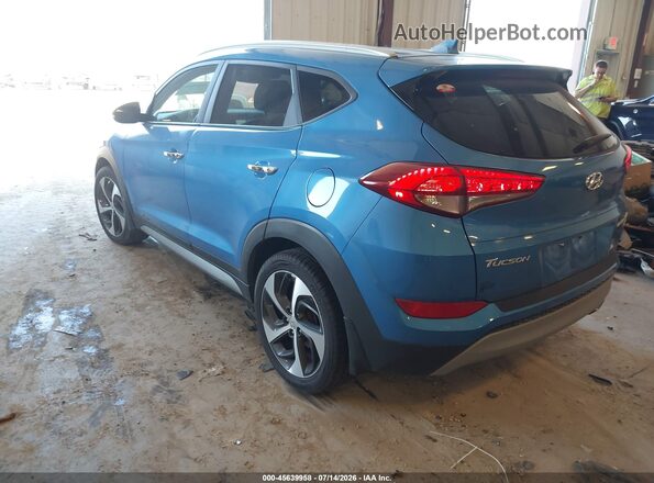 KM8J3CA24HU320807 2017 HYUNDAI TUCSON Blue Задня ліва чверть