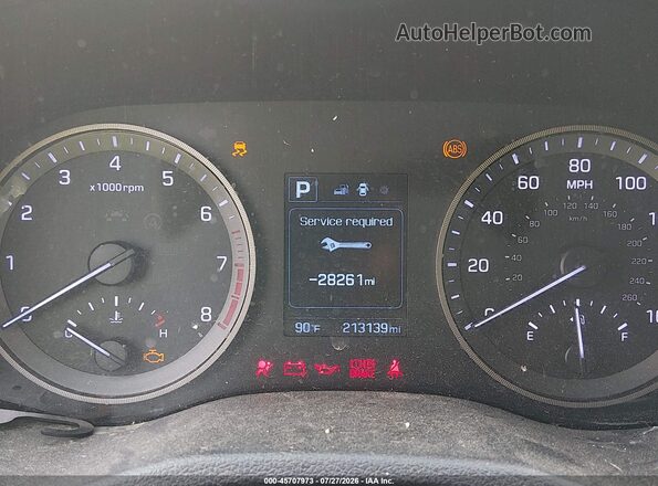 KM8J3CA27GU080330 2016 HYUNDAI TUCSON Gray უკანა სავარძლების ხედი