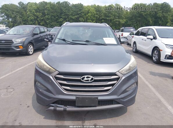 KM8J3CA27GU080330 2016 HYUNDAI TUCSON Gray წინა პანელის ხედი