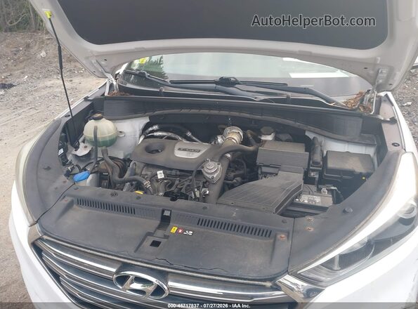 KM8J3CA27GU121622 2016 HYUNDAI TUCSON White Вид ззаду