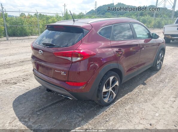 KM8J3CA29GU223570 2016 HYUNDAI TUCSON Red Հետևի աջ