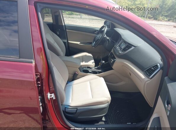 KM8J3CA29GU223570 2016 HYUNDAI TUCSON Red Սալոնի դիմացի տեսք