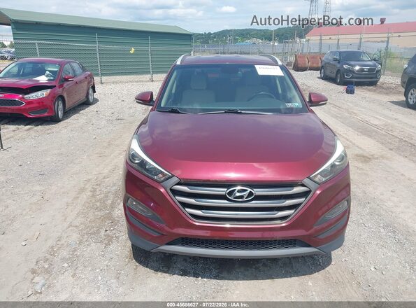 KM8J3CA29GU223570 2016 HYUNDAI TUCSON Red Սարքավորումների վահանակի տեսք
