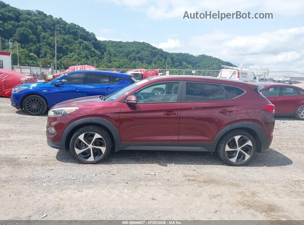 KM8J3CA29GU223570 2016 HYUNDAI TUCSON Red Սալոնի 360 աստիճան տեսք