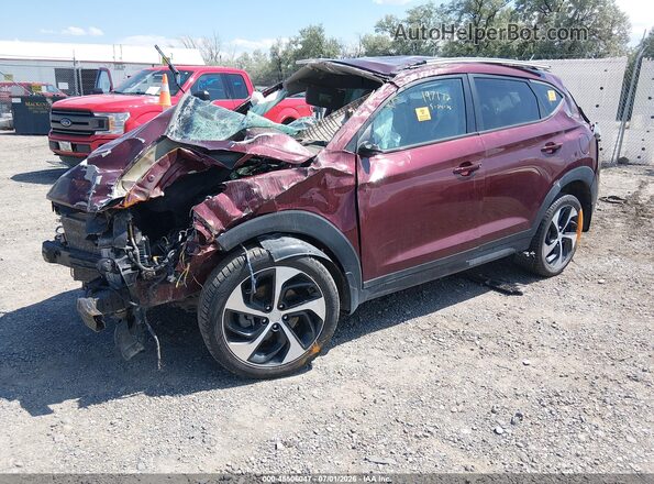 KM8J3CA2XGU035978 2016 HYUNDAI TUCSON Red Передня ліва чверть