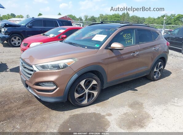 KM8J3CA2XGU110582 2016 HYUNDAI TUCSON Brown Vista tres cuartos delantera izquierda