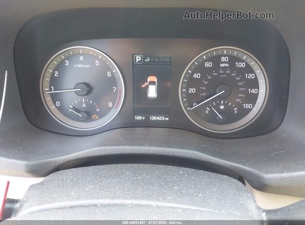 KM8J3CA2XGU110582 2016 HYUNDAI TUCSON Brown Vista de los asientos traseros