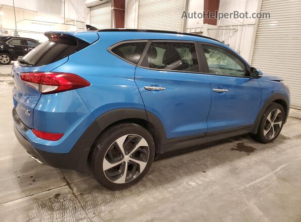 KM8J3CA2XGU130086 2016 HYUNDAI TUCSON Синий Задняя правая четверть