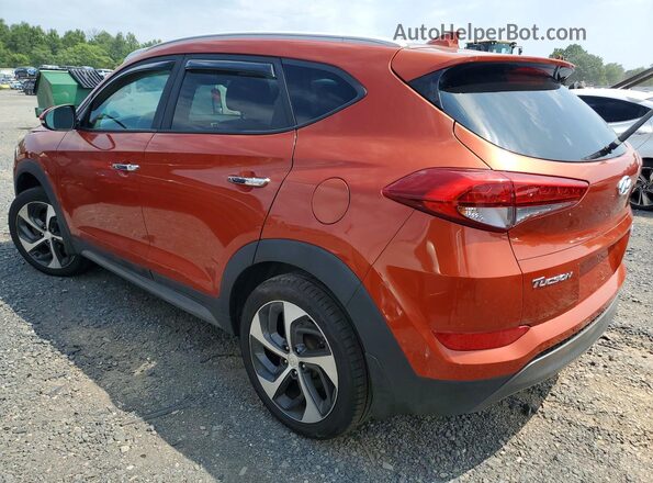 KM8J3CA2XGU165744 2016 HYUNDAI TUCSON Orange Հետևի ձախ