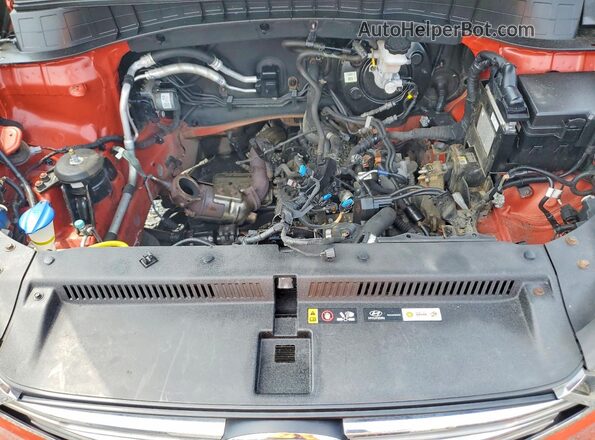 KM8J3CA2XGU165744 2016 HYUNDAI TUCSON Orange Շարժիչի բաժամունքի տեսք