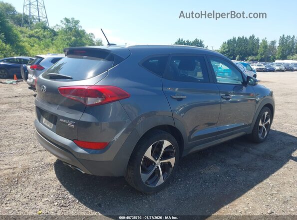 KM8J3CA2XGU178123 2016 HYUNDAI TUCSON Black Задня права чверть