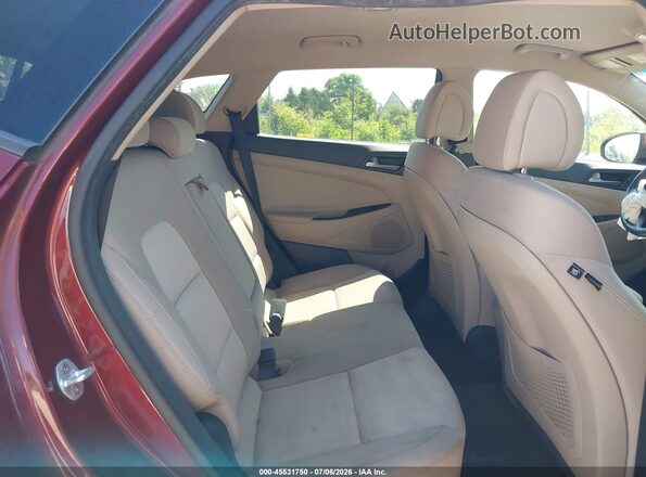 KM8J3CA2XGU205627 2016 HYUNDAI TUCSON Бордовый Вид наклейки с VIN-кодом