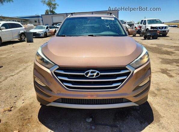 KM8J3CA2XHU314235 2017 HYUNDAI TUCSON Brown წინა ხედი