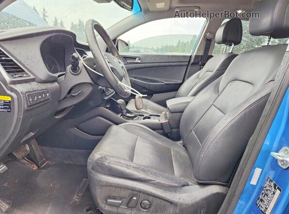 KM8J3CA2XJU629784 2018 HYUNDAI TUCSON Blue Widok wnętrza z przodu