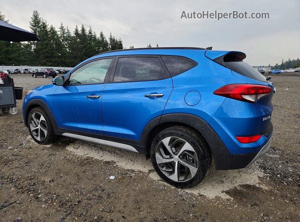 KM8J3CA2XJU629784 2018 HYUNDAI TUCSON Blue Tył lewy