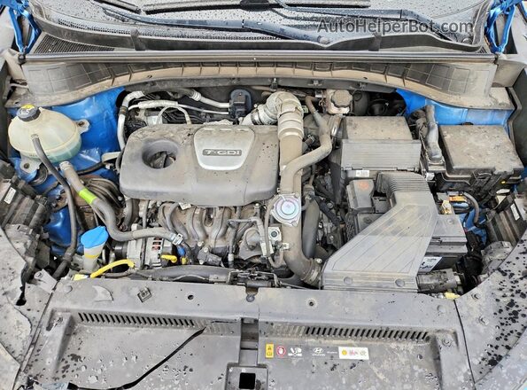 KM8J3CA2XJU629784 2018 HYUNDAI TUCSON Blue Widok komory silnika